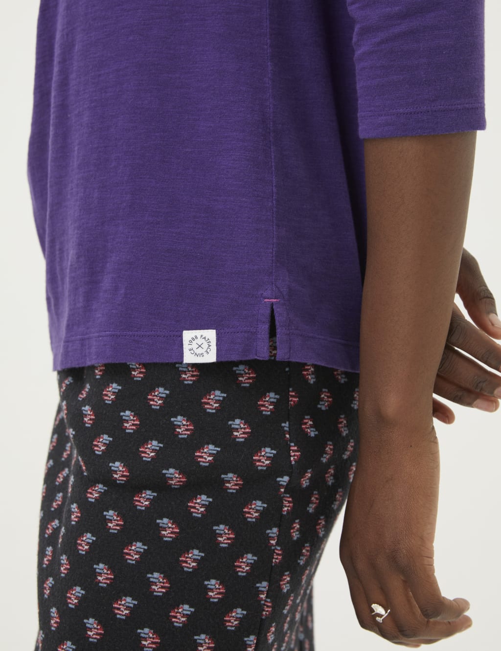 Cotton Button Detail T-Shirt 5 of 5