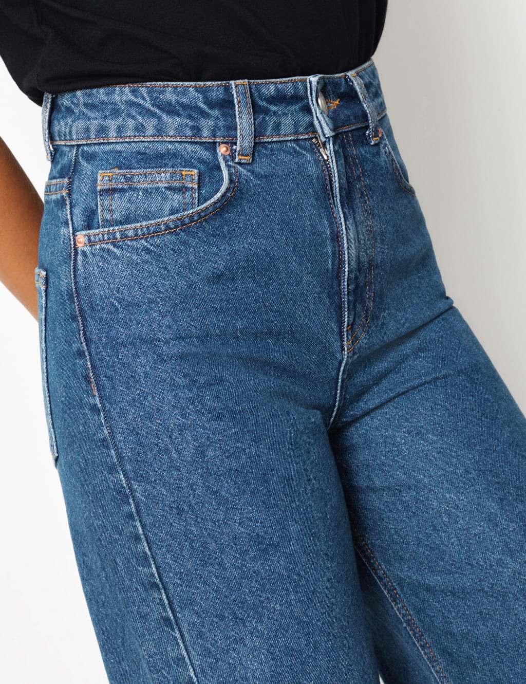 Mid Rise Wide Leg Jeans 5 of 5