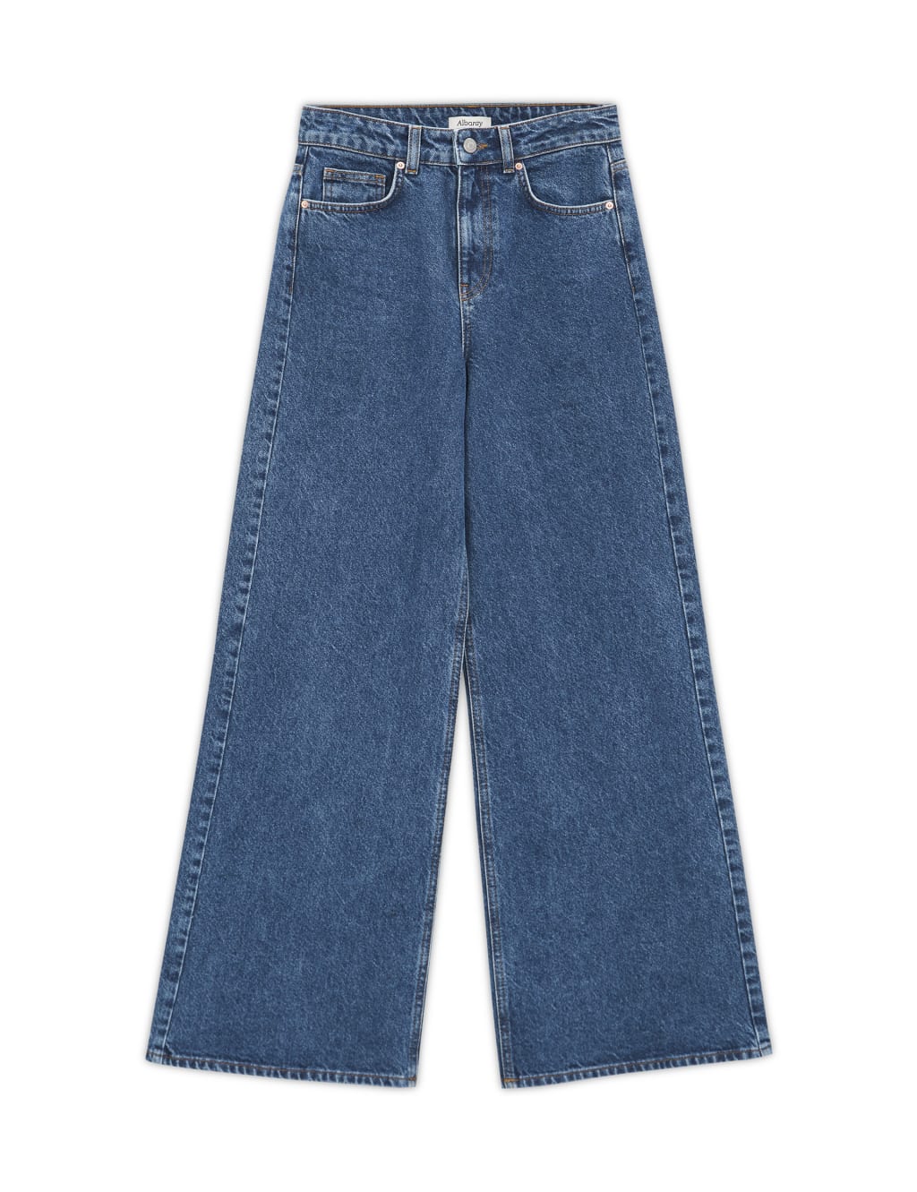 Mid Rise Wide Leg Jeans 2 of 5