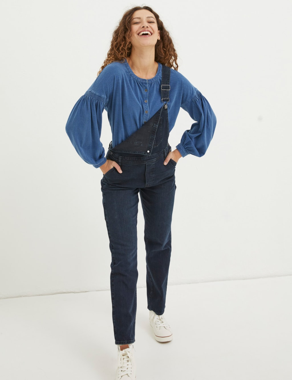 Pure Cotton Henley Top 3 of 5