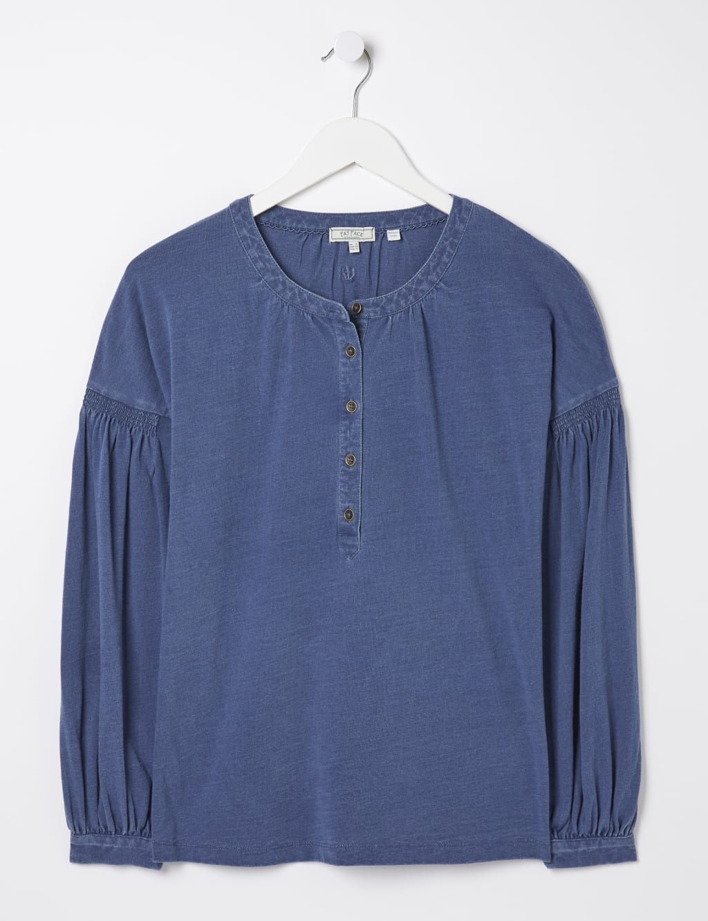 Pure Cotton Henley Top 2 of 5