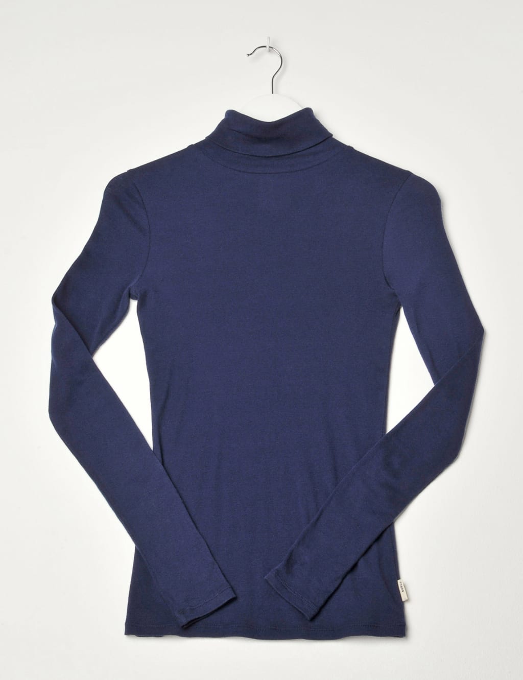 Pure Cotton Ribbed Roll Neck Top 2 of 5