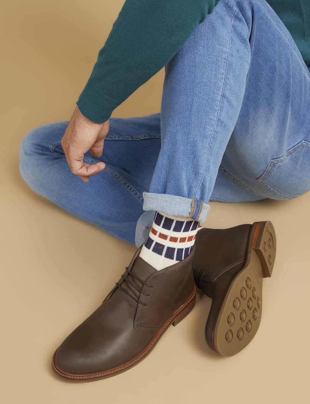 M&s mens chukka boots top