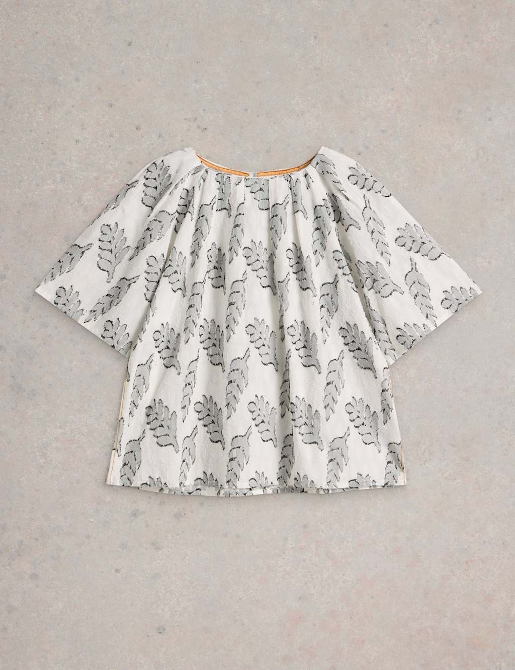 Pure Cotton Jacquard Top 2 of 6