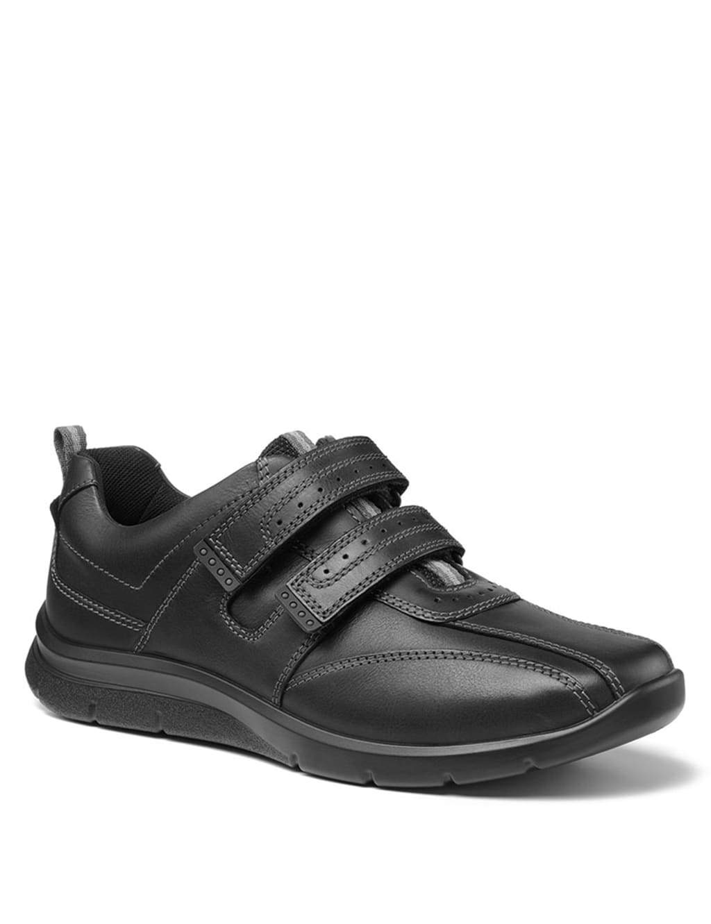 Energise Leather Riptape Shoes Hotter M S