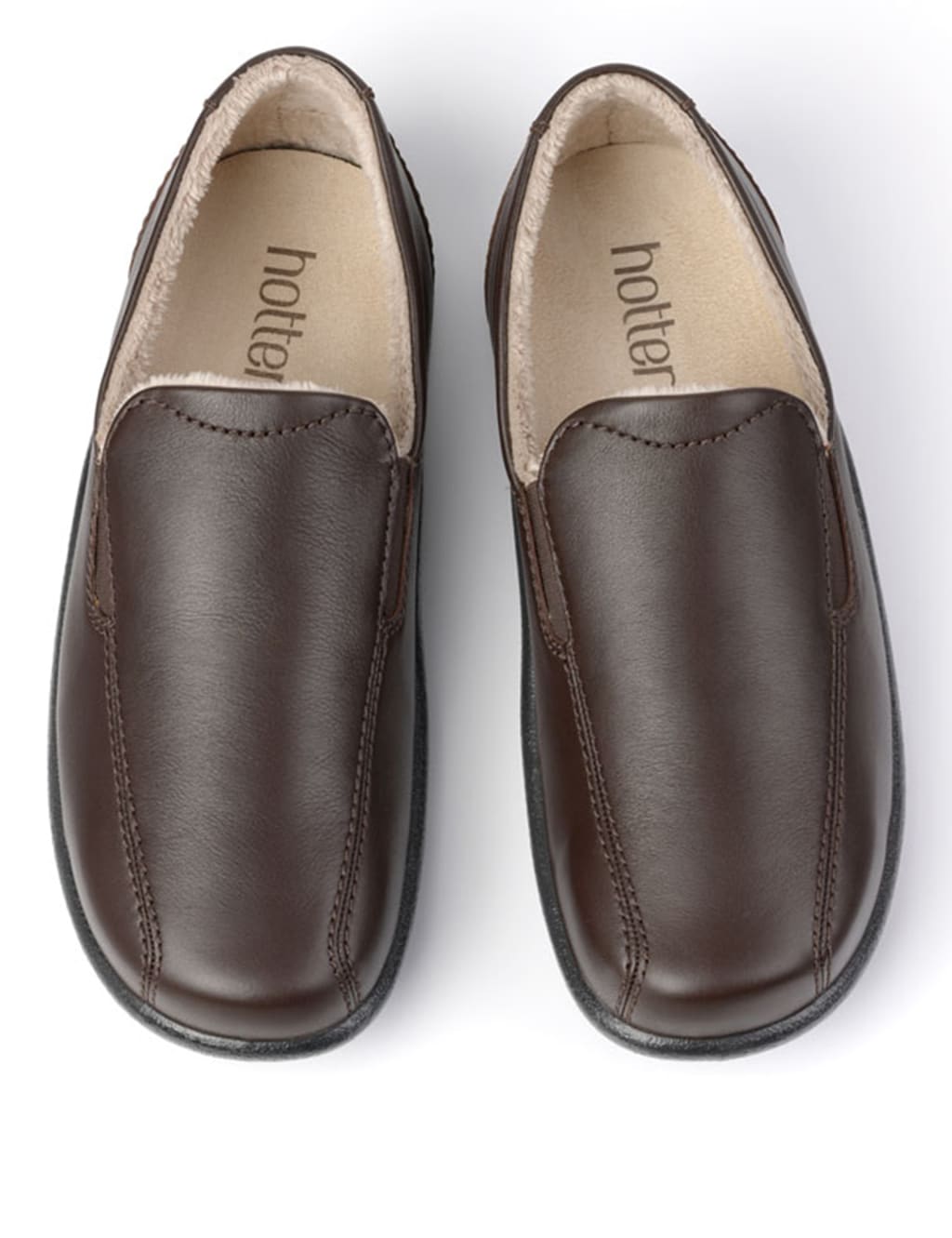 Leather Slippers Hotter M S