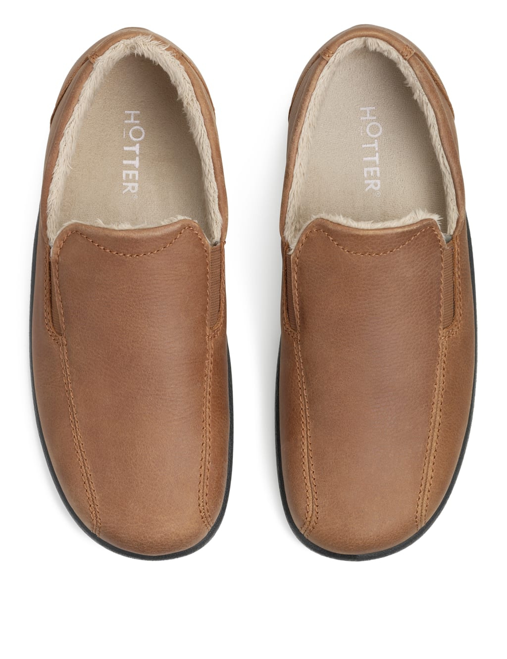 Leather Slippers Hotter M S