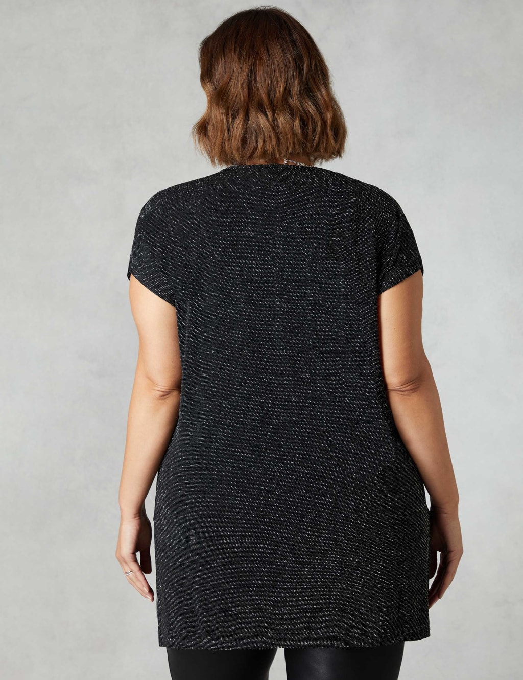 Joley Embroidered Ombre V Neck Smock Tunic