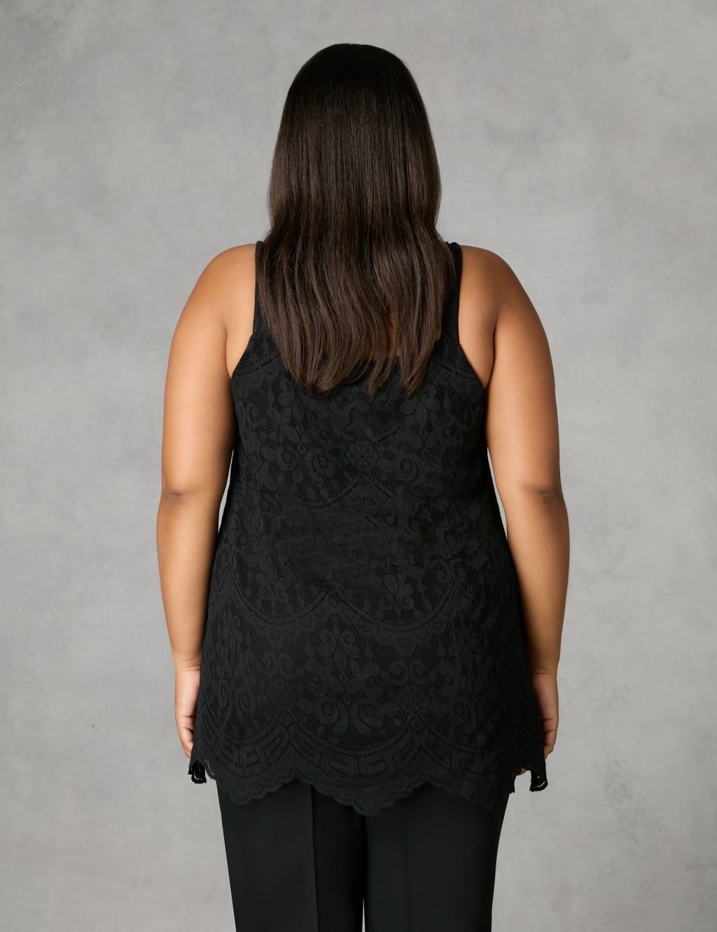 Lace V-Neck Vest Top 4 of 4