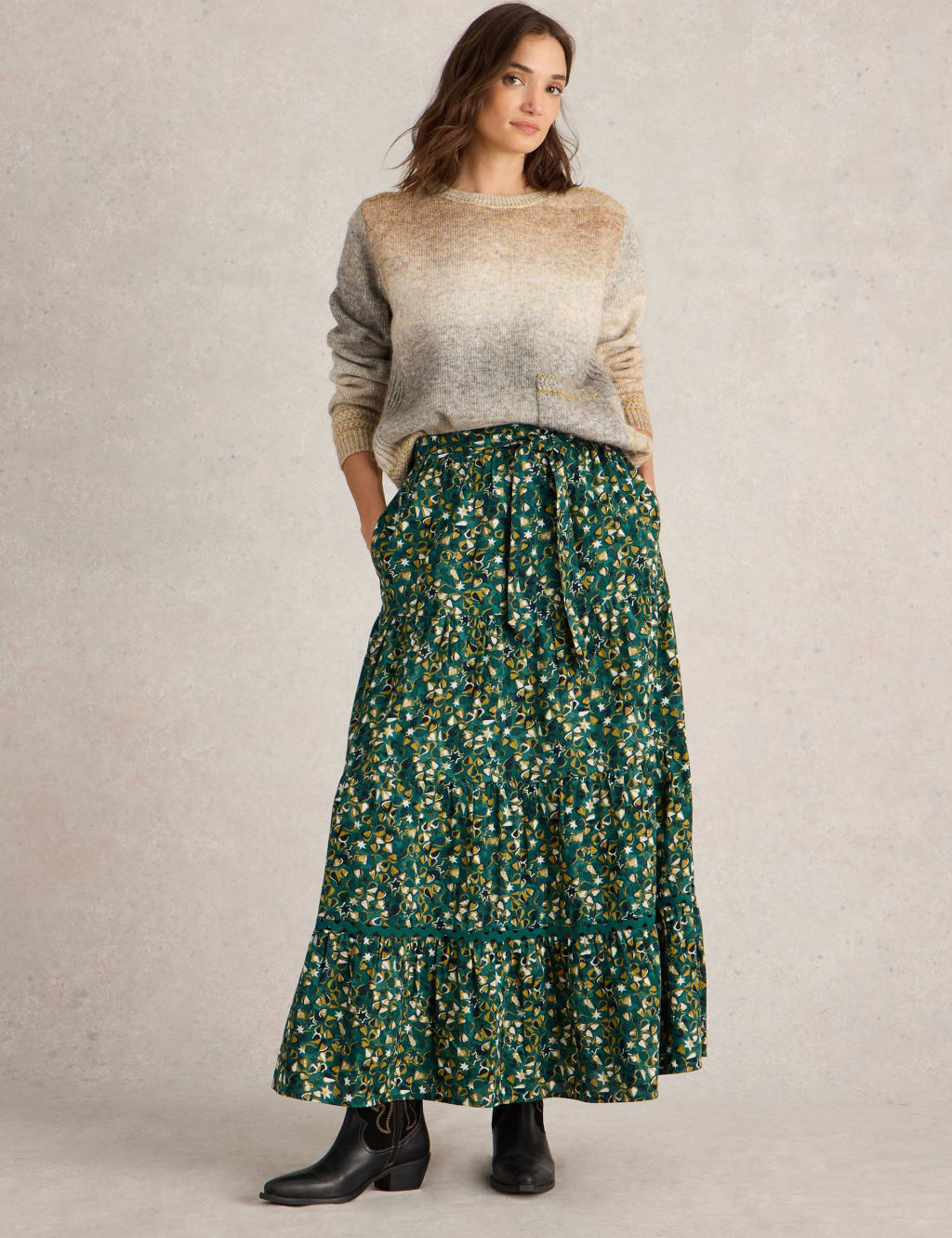 White stuff maxi skirt outlet