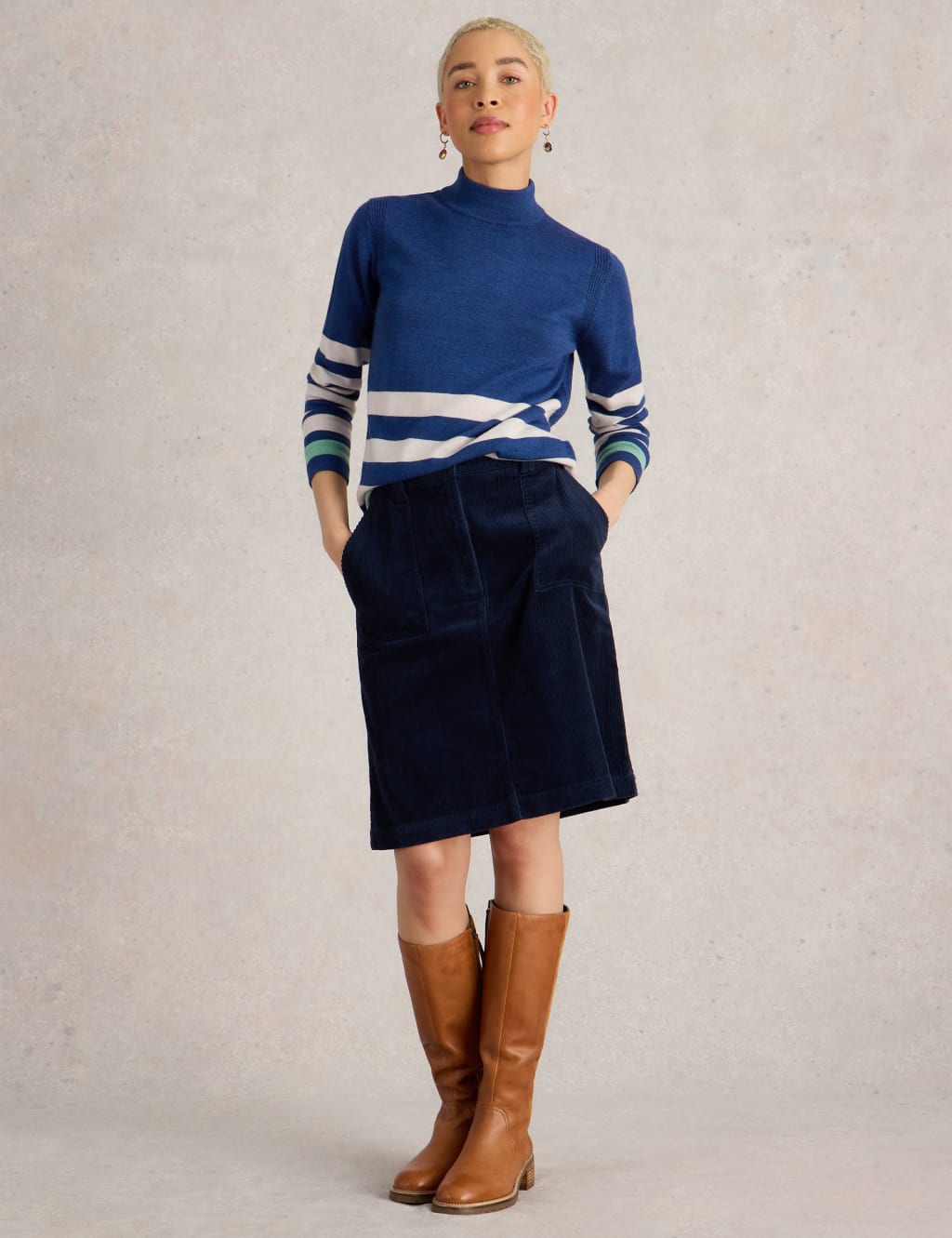Element cord skirt outlet