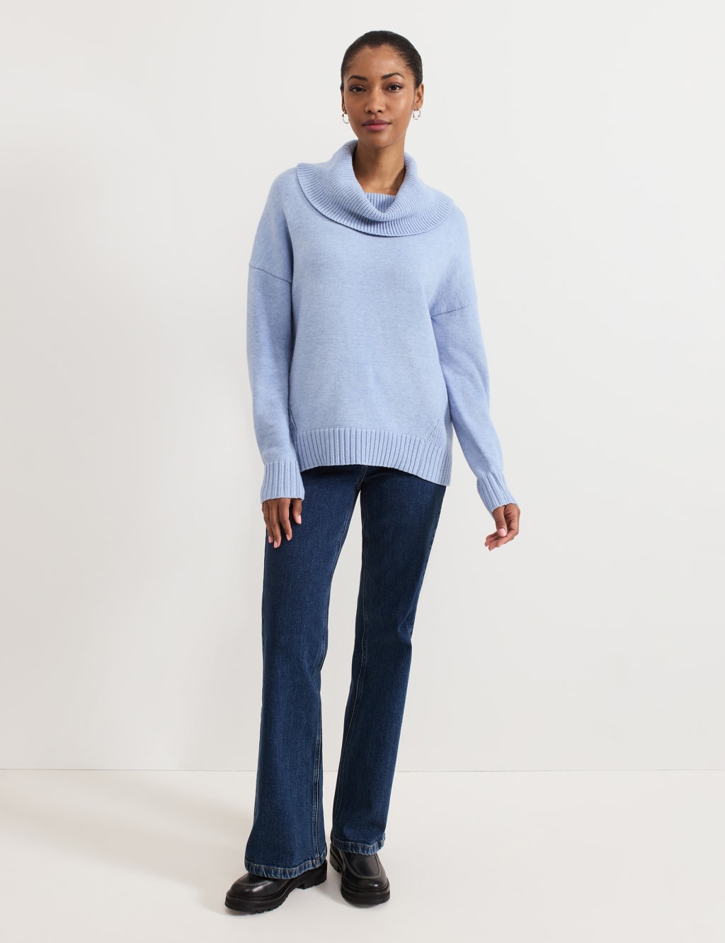 Textured Cowl Neck Jumper 4 of 8