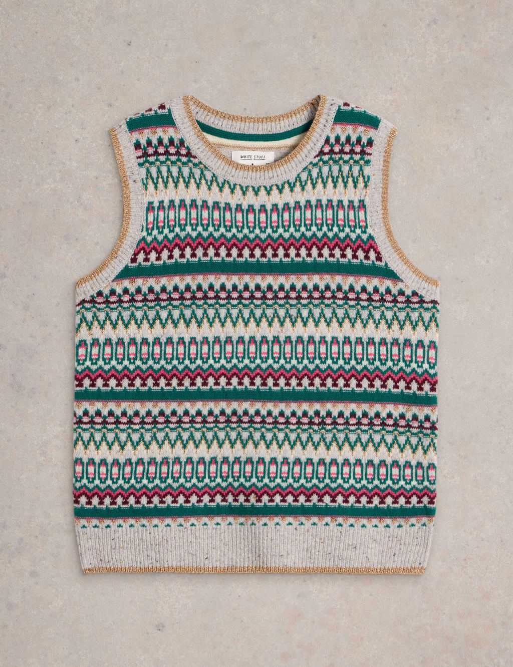 【新品未使用】R&D.M.co_ FAIRISLE VEST
