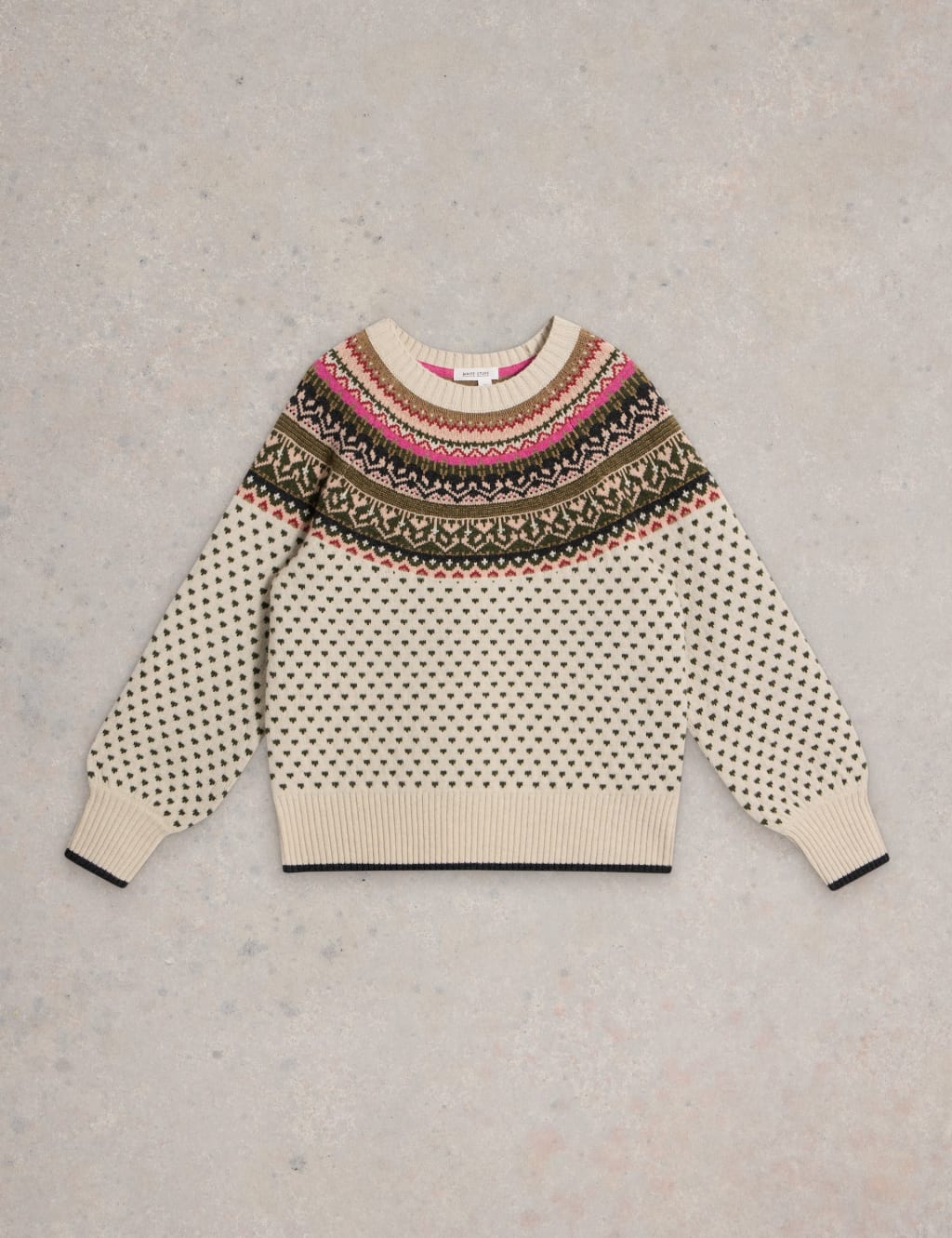【新品未使用限定値下】Heart Fair Isle Knit Pullover Heart Fair Isle Knit Pullover（Heart Fair Isle Knit Pullover）