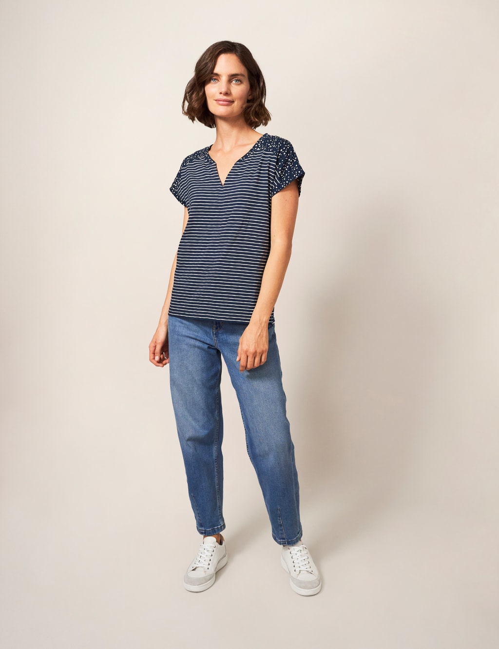 Pure Cotton Striped T-Shirt 4 of 5