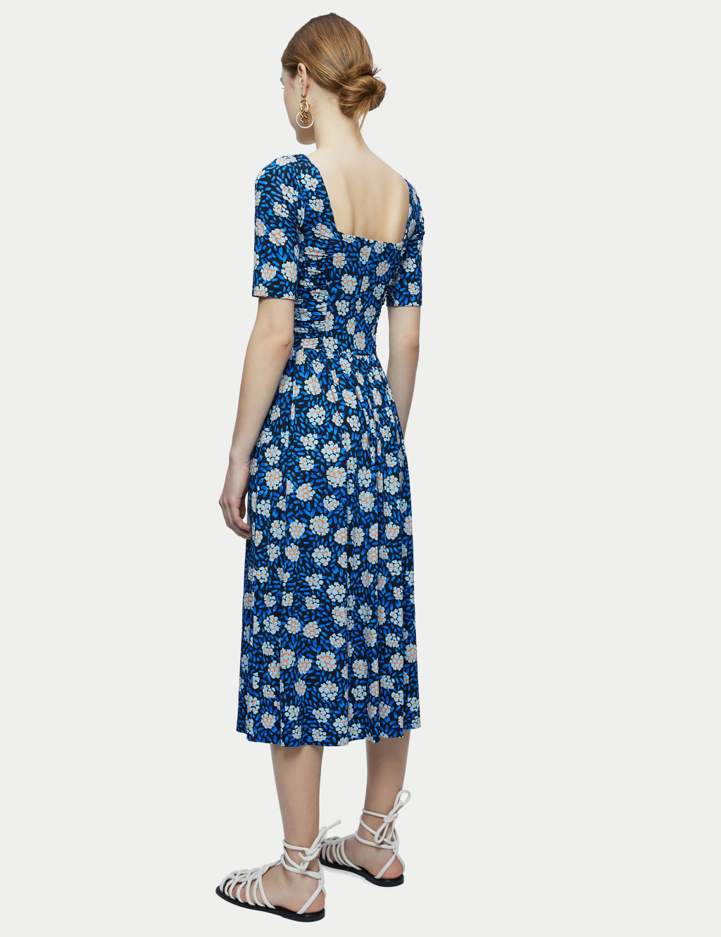 Ruched tea dress 2025