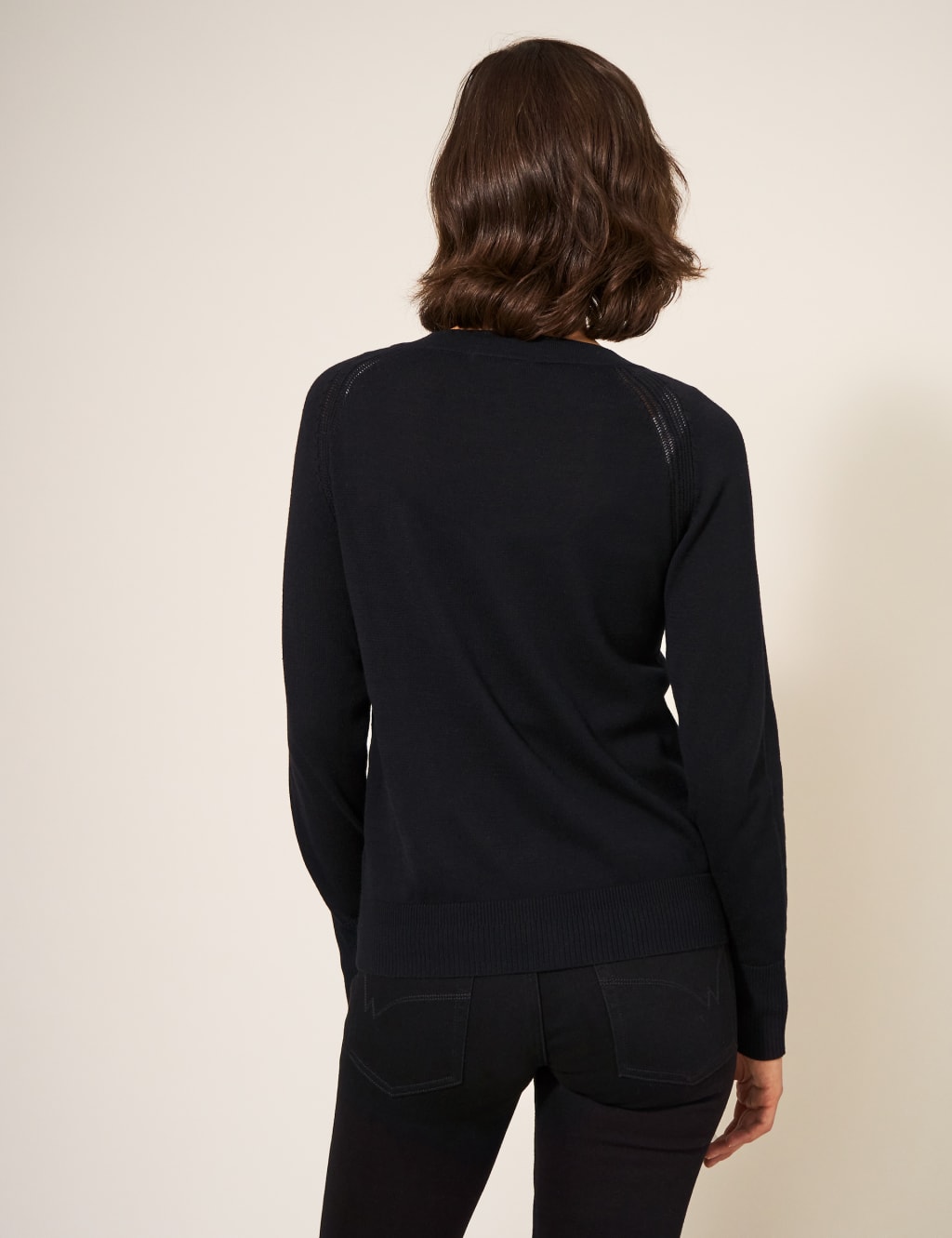 Pure Cotton Crew Neck Cardigan 3 of 5