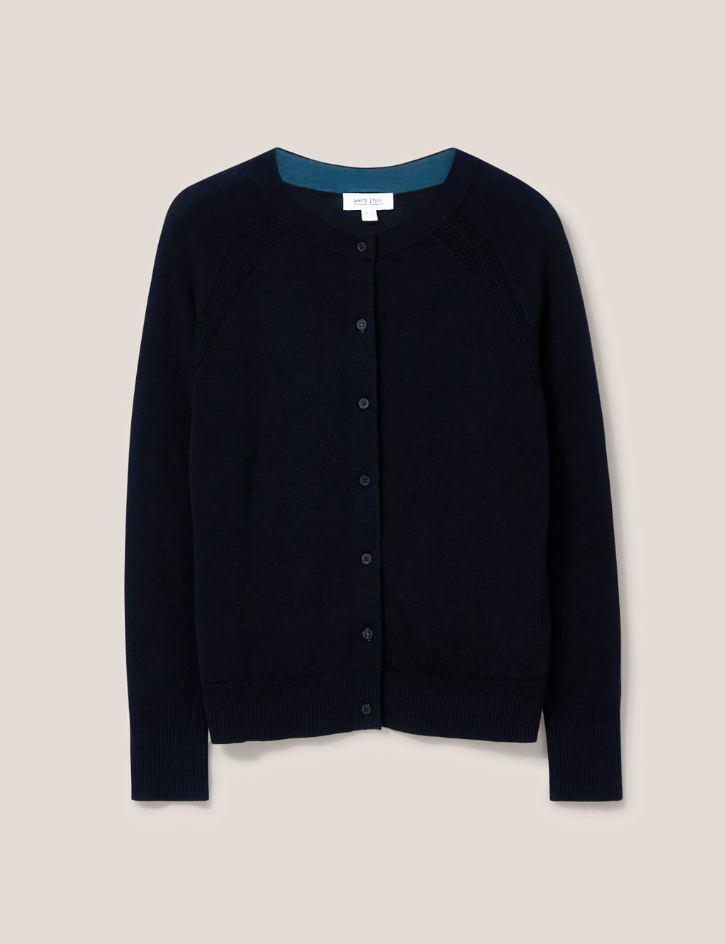 Pure Cotton Crew Neck Cardigan 2 of 5