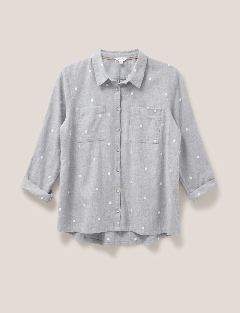 Pure Cotton Textured Collared Shirt 2 of 5