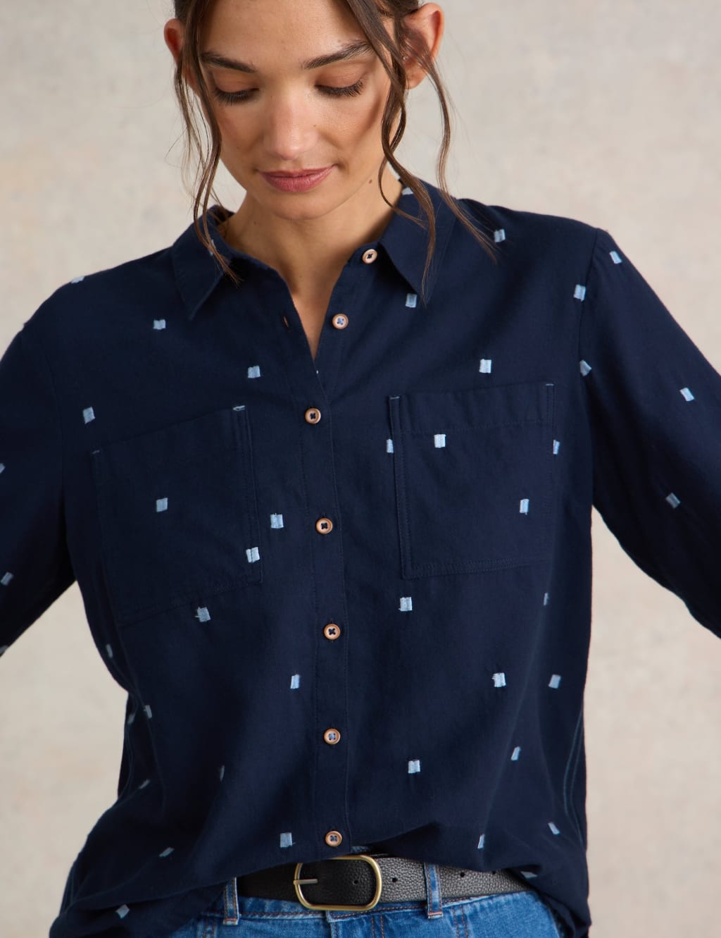 Pure Cotton Collared Shirt 4 of 7