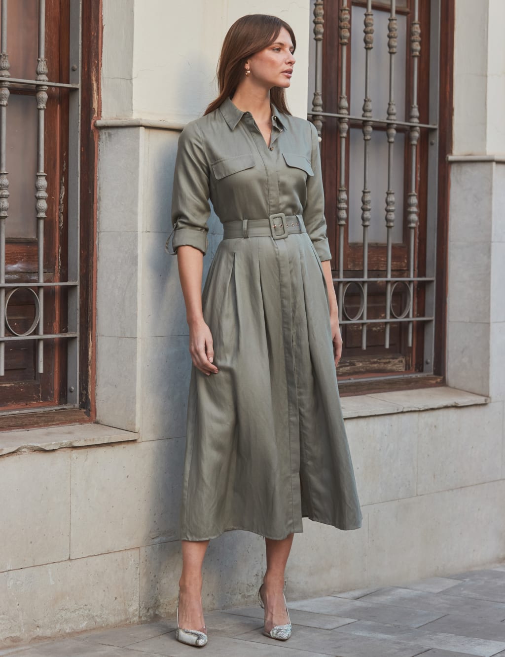 Midaxi shirt dress shop