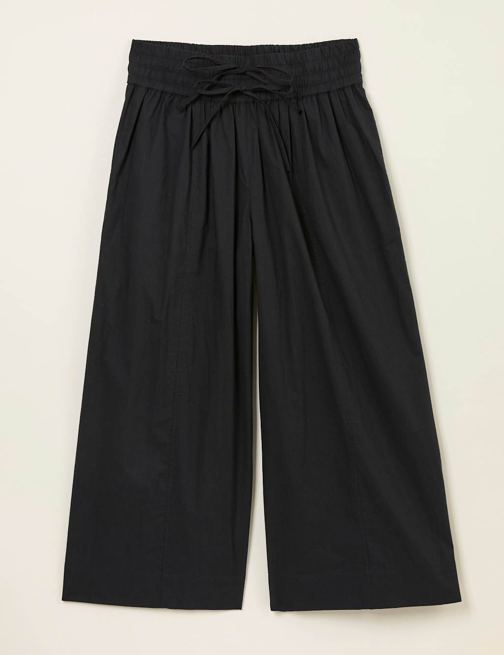 Pure Cotton Drawstring Wide Leg Culottes 2 of 6