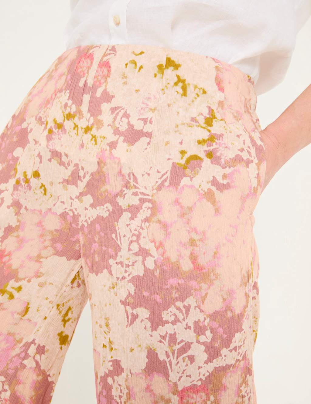 Floral Elasticated Waist Wide Leg Culottes 5 of 5