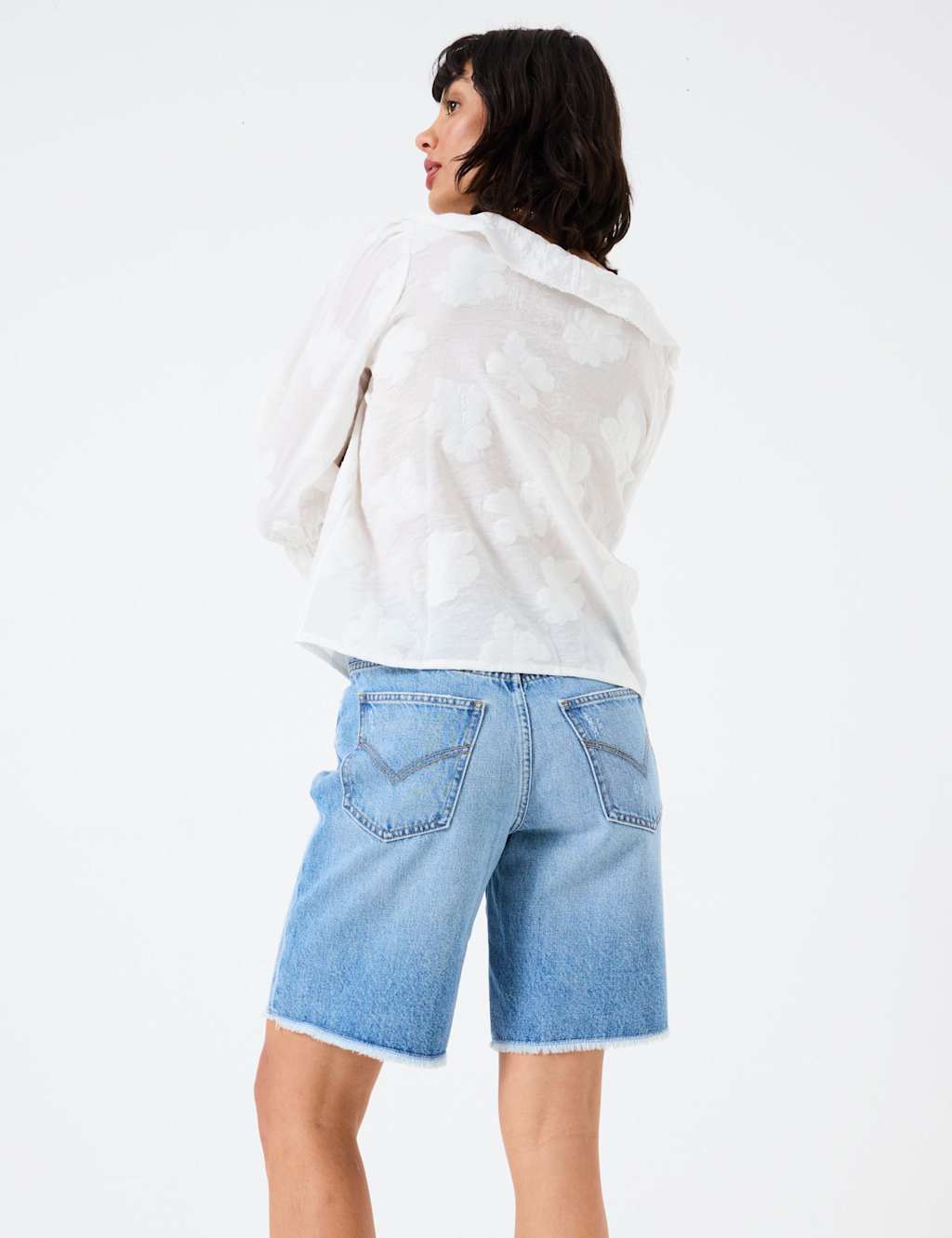 Denim Bermuda Shorts 3 of 7