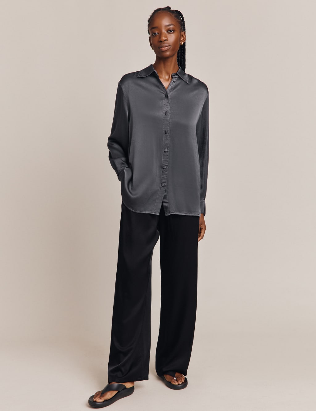 Plain Mystic Button Through Shirt