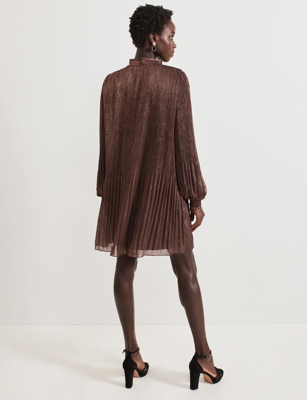 Metallic Mini Swing Dress Phase Eight M S