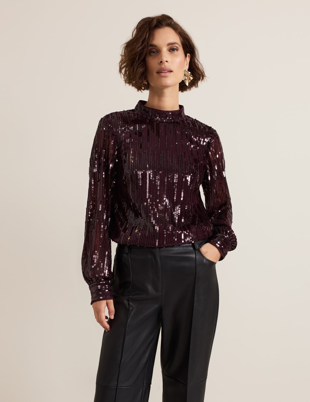 Sequin Blouse