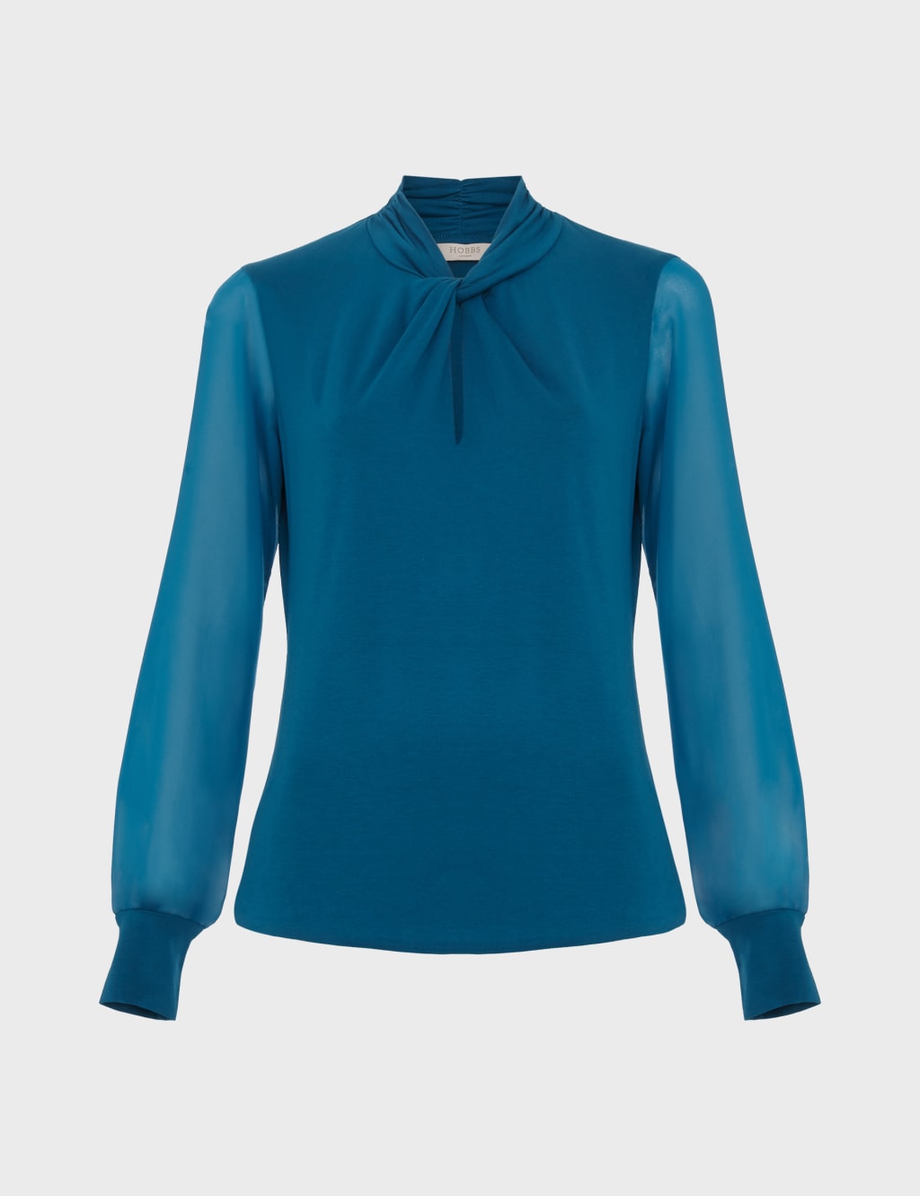 High Neck Knot Front Top 2 of 5