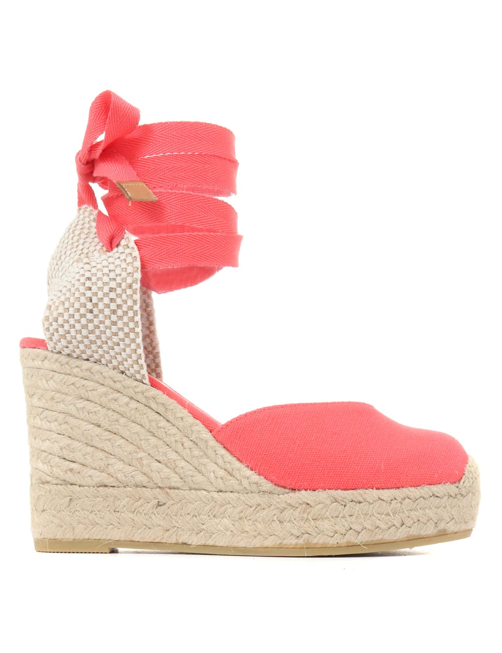Canvas Ankle Strap Wedge Espadrilles 4 of 7