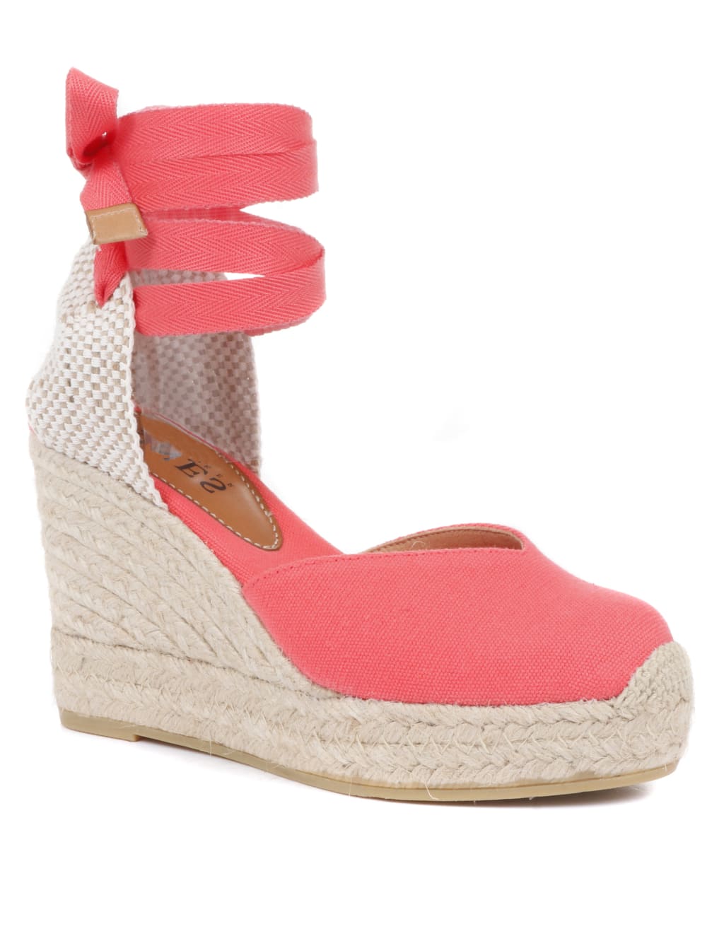 Canvas Ankle Strap Wedge Espadrilles 2 of 7