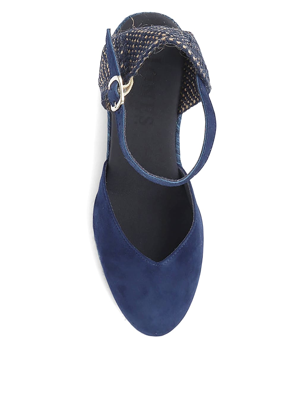 Suede Ankle Strap Wedge Espadrilles 3 of 5