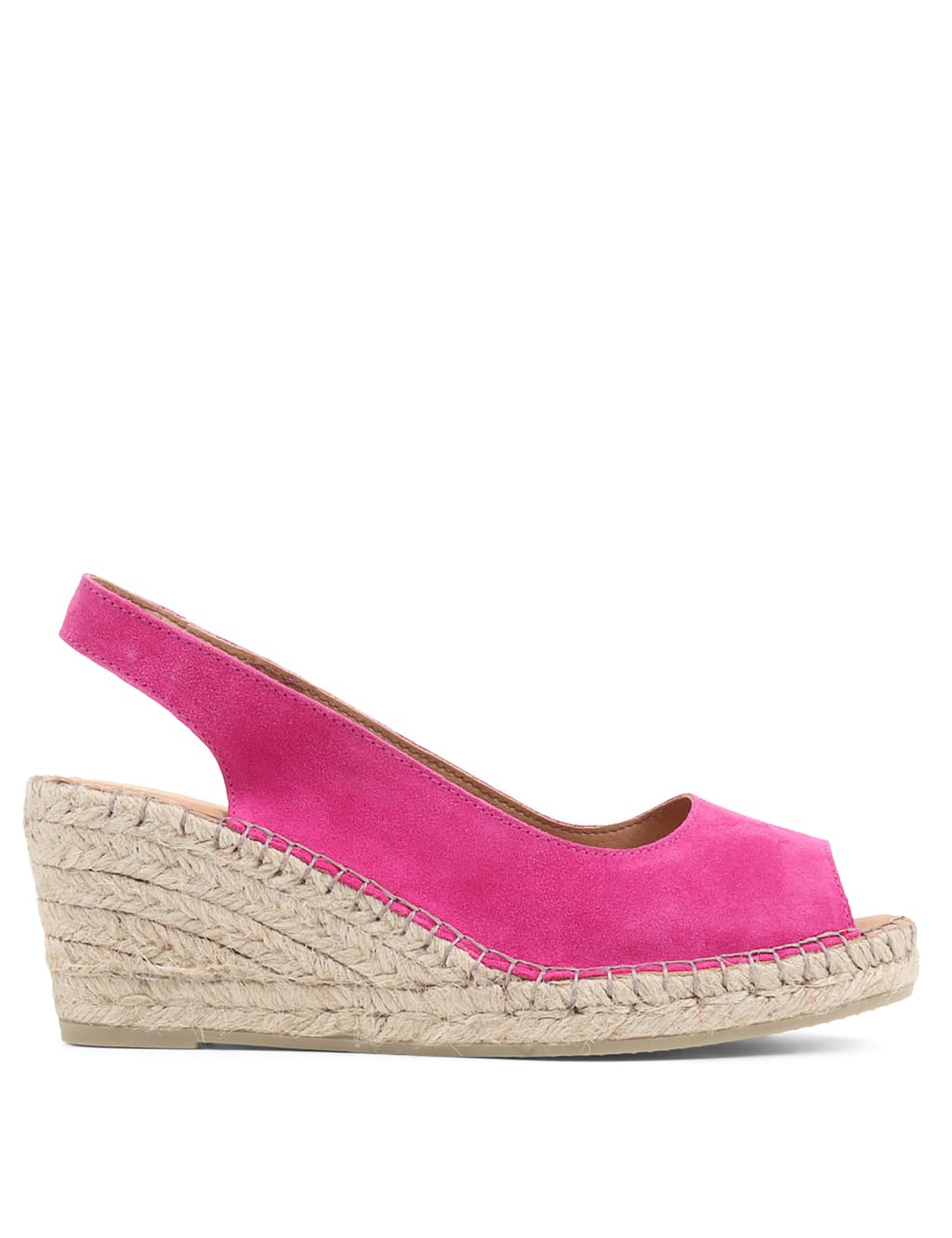Suede Slingback Wedge Sandals 2 of 7