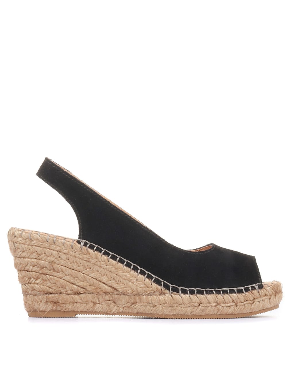 Suede Slingback Wedge Sandals 2 of 7