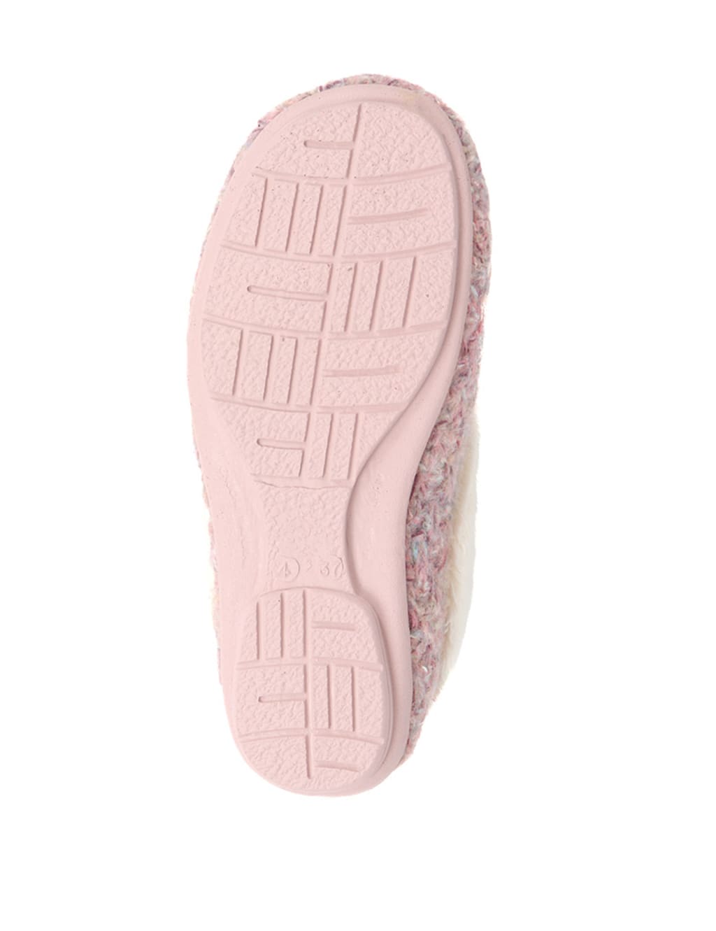 Faux Fur Lined Round Toe Slippers 6 of 6