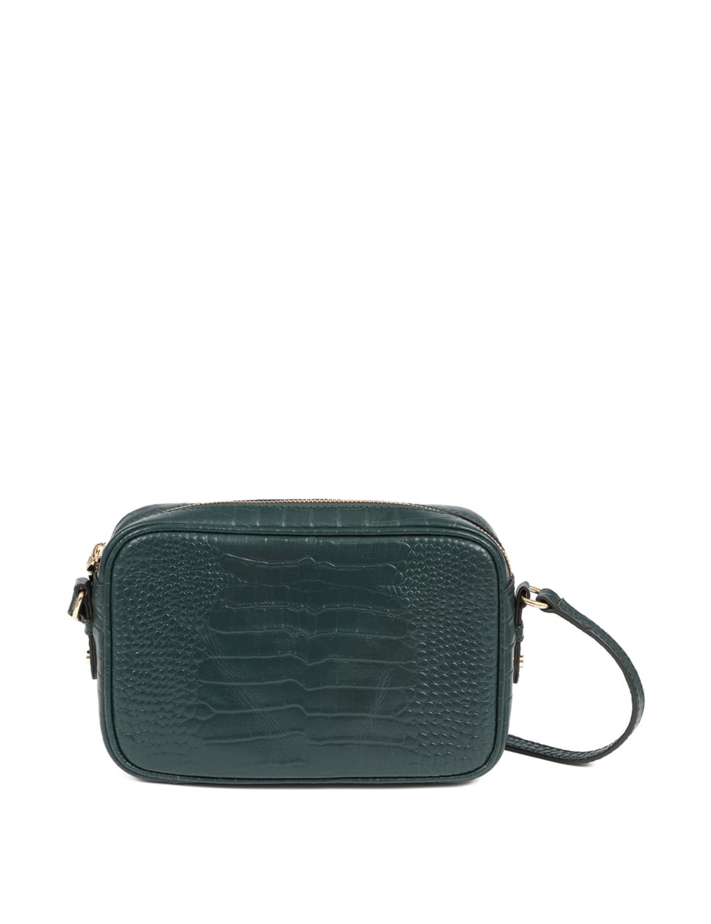 Leather Croc Effect Cross Body Bag Jones Bootmaker M S