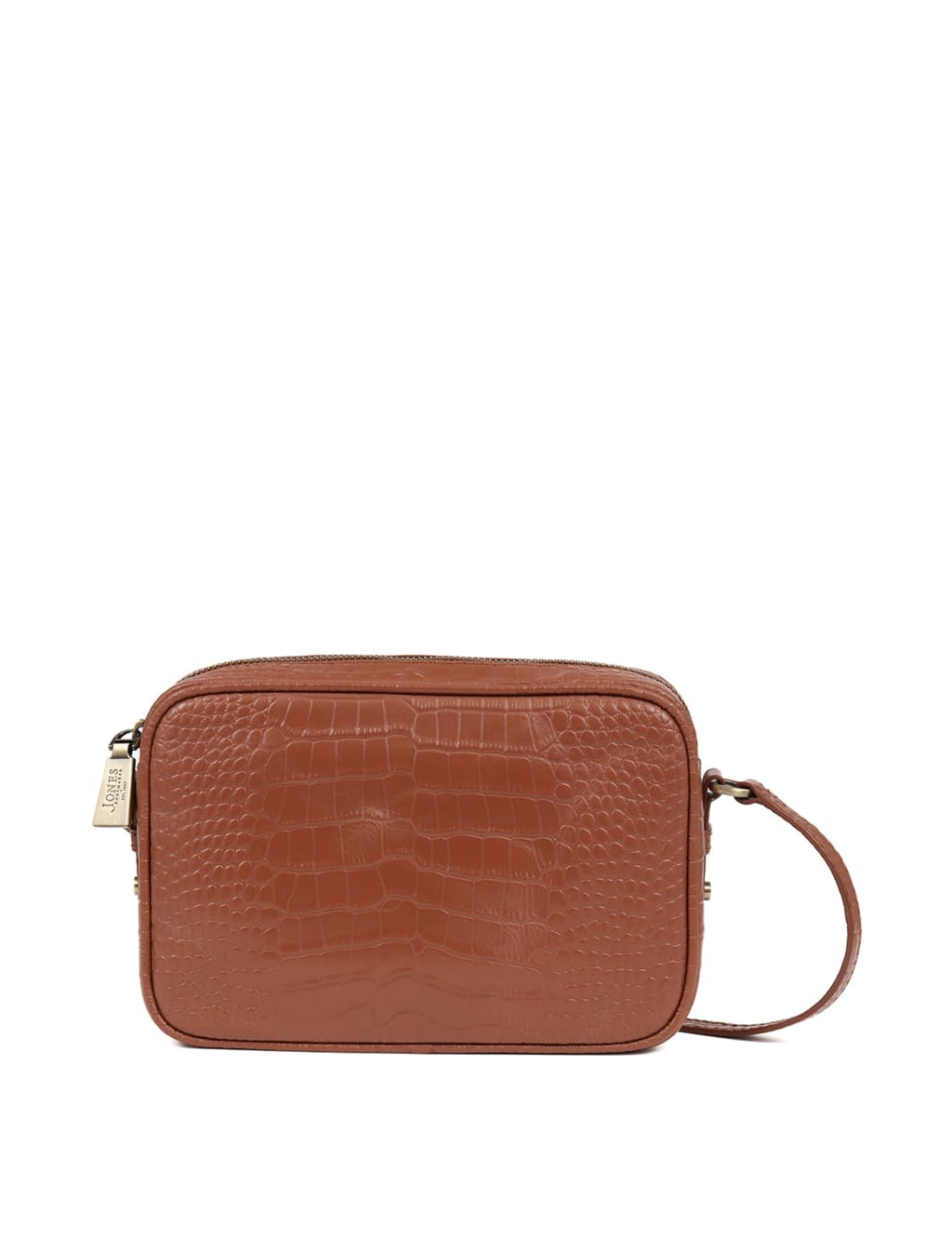 Leather Croc Effect Cross Body Bag 2 of 3