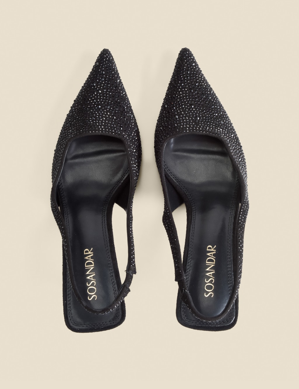 Kitten Heel Slingback Court Shoes 3 of 4