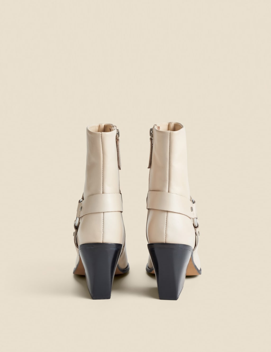 Western Style Leather Boots 3 of 4
