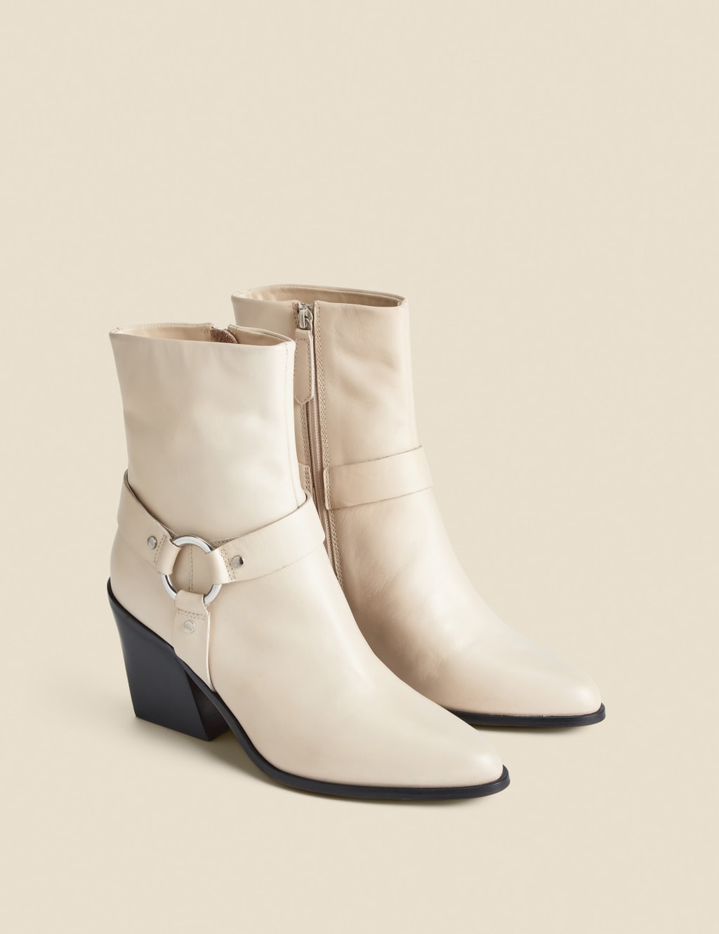 Western Style Leather Boots 2 of 4