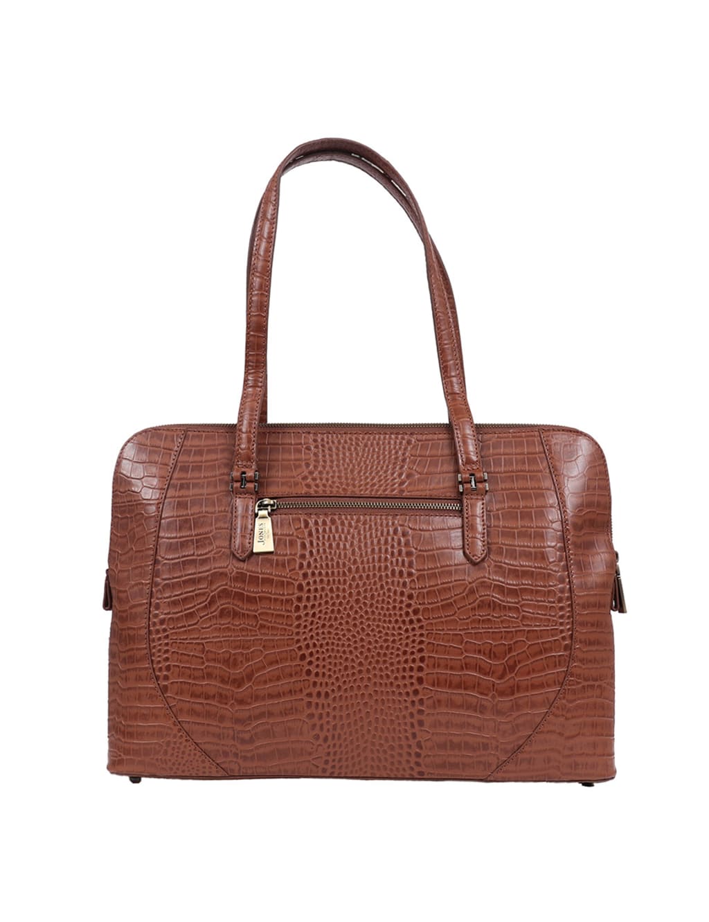 Leather Croc Effect Tote Bag 4 of 5