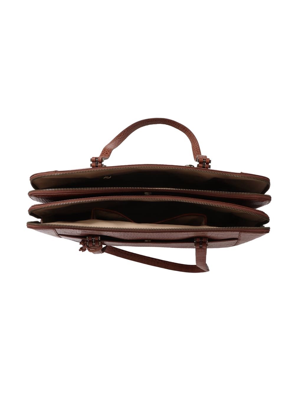 Leather Croc Effect Tote Bag 5 of 5