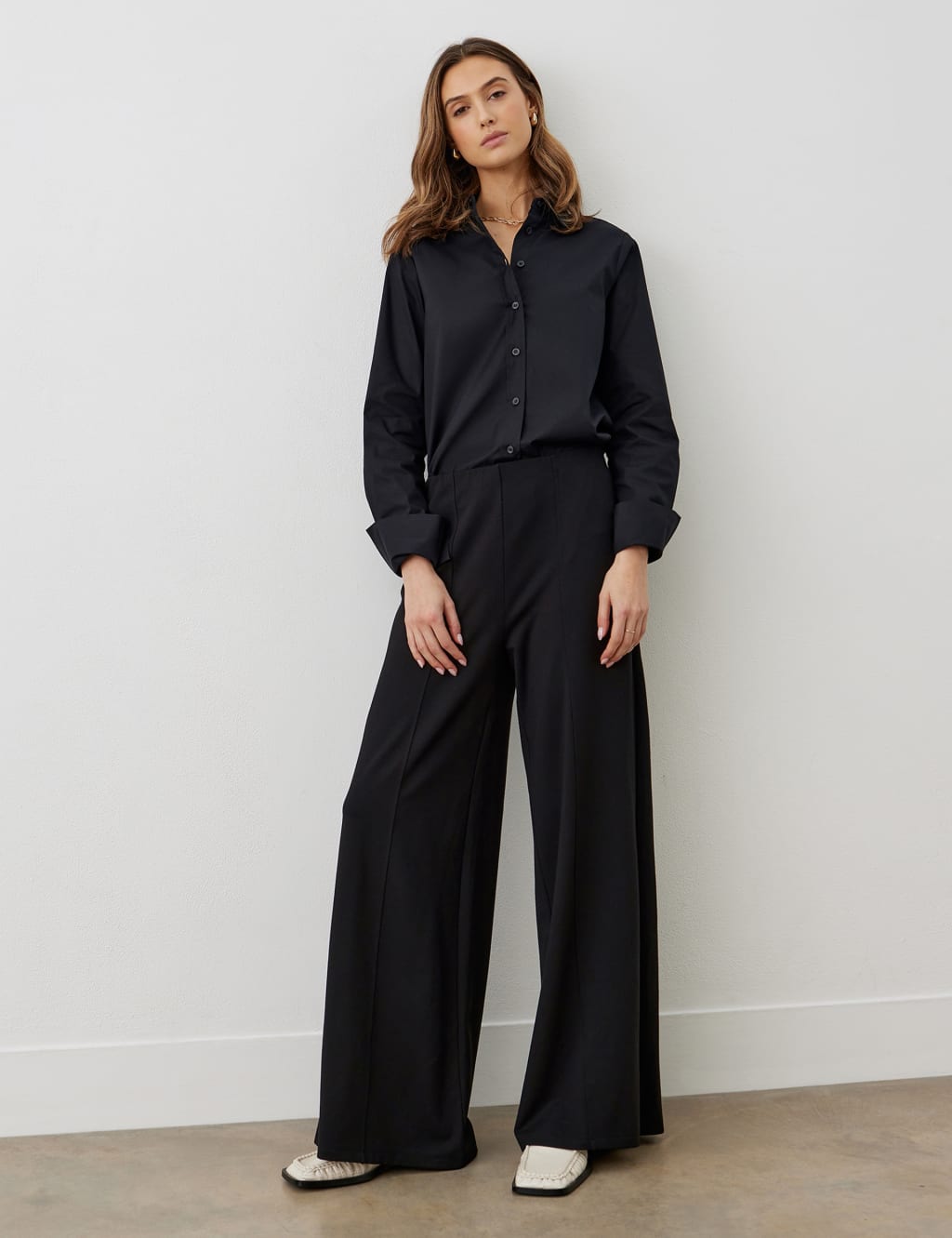 High Waisted Wide Leg Trousers 5 of 5