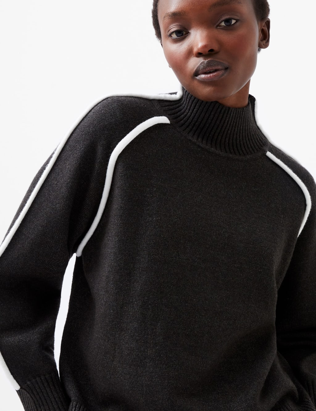 Textured Funnel Neck Jumper 3 of 4