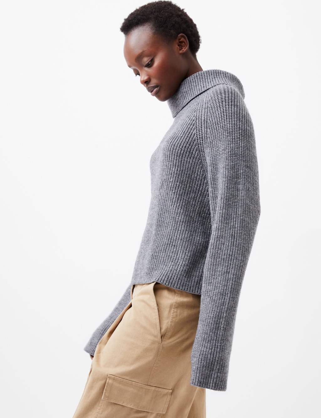 Roll neck jumper and skirt hot sale