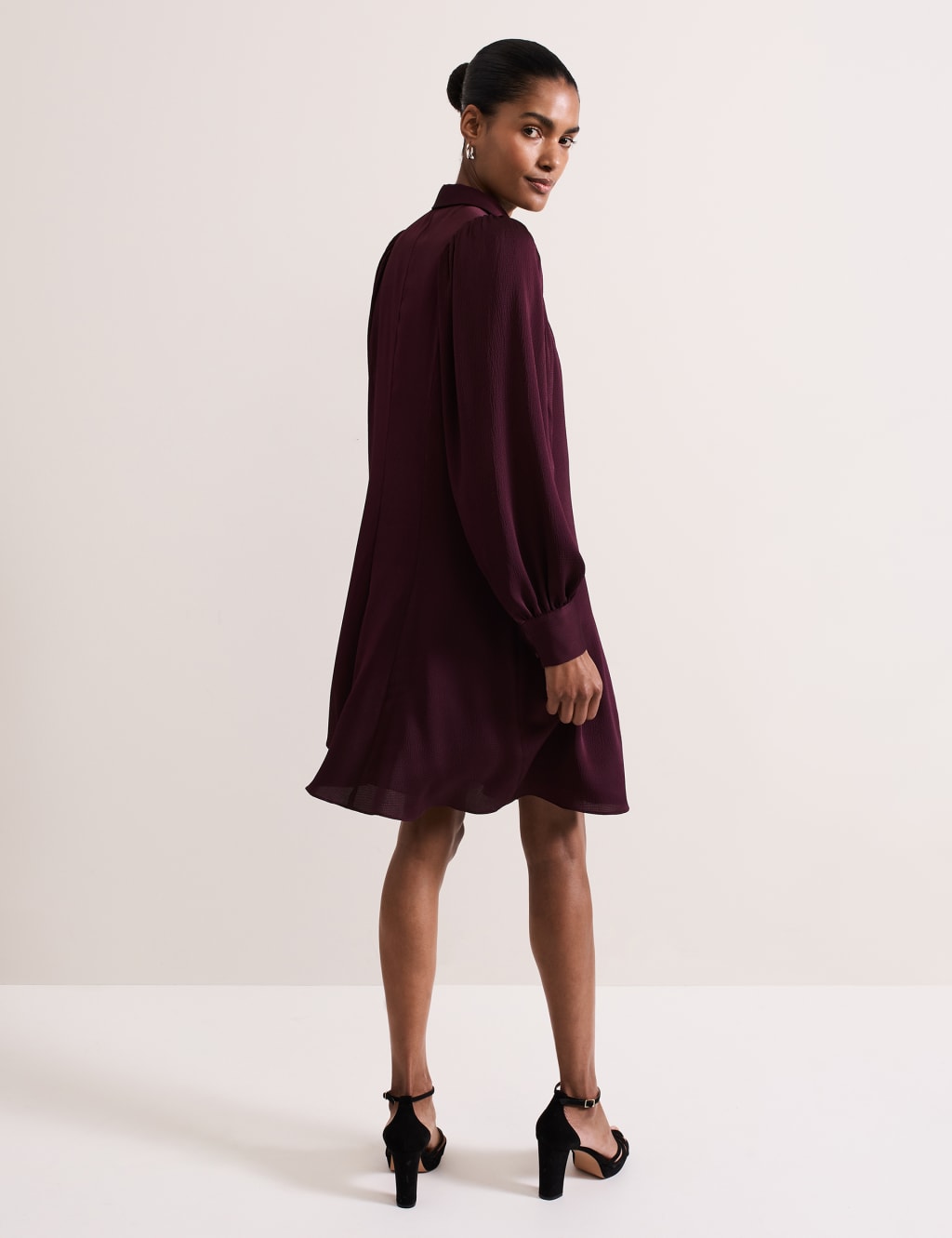 Button front knee length dress shop
