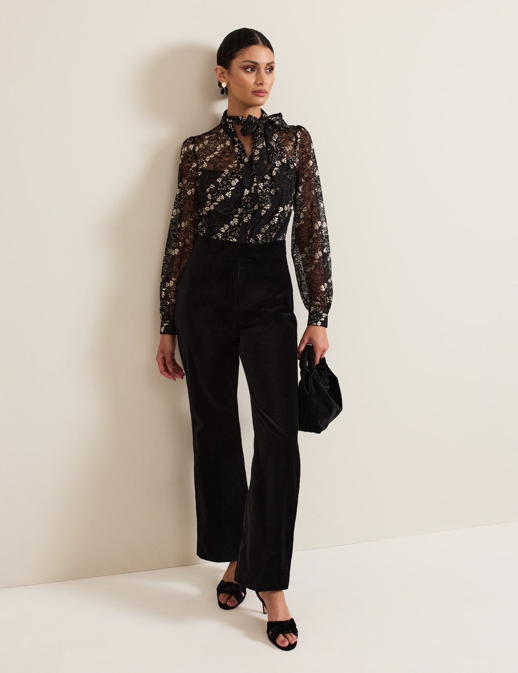 Lace wide leg jumpsuit deals
